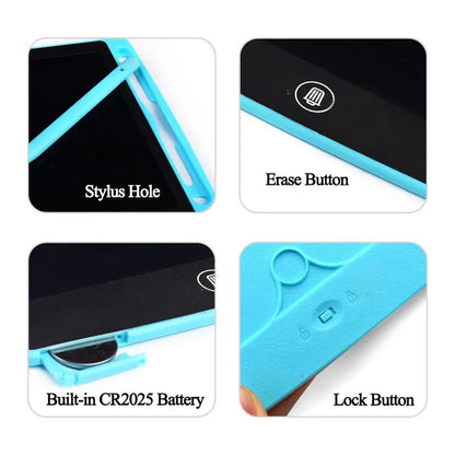 Single Color Writing Board Drawing Tablet LCD Writing Tablet Digital Graphics Tablet Educational Toys For Kids